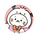 しろたん × はぴだんぶい ぷにぷに缶バッジ / しろたん×ポチャッコ