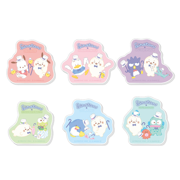 しろたん × はぴだんぶい トレーディングアクリルマグネット (単品)