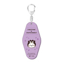 しろたん × はぴだんぶい モーテルキーホルダー / バッドばつ丸