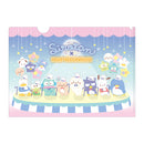 しろたん × はぴだんぶい クリアファイル