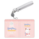 しろたん × はぴだんぶい 二つ折りパスケース / ポチャッコ