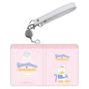 しろたん × はぴだんぶい 二つ折りパスケース / あひるのペックル