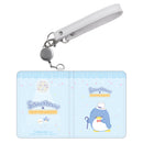 しろたん × はぴだんぶい 二つ折りパスケース / タキシードサム