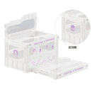 しろたん × はぴだんぶい 折りたたみコンテナ / バッドばつ丸