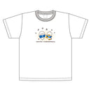 しろたん × はぴだんぶい Tシャツ / あひるのペックル