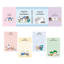 しろたん × はぴだんぶい パタパタメモ