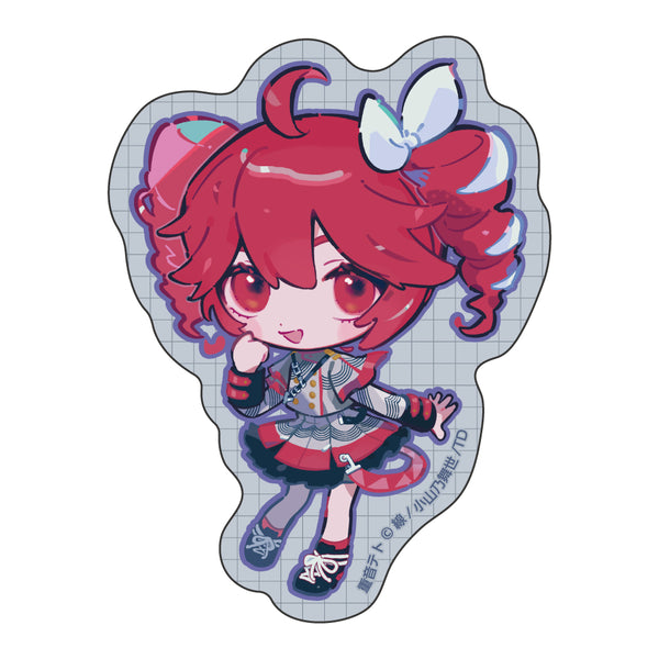 重音テト ダイカットステッカー / B