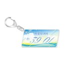 レーシングミク 2024 Summer Holiday Ver. ナンバープレート風キーホルダー