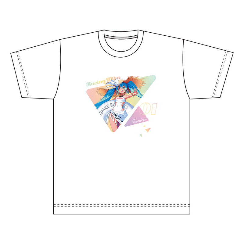 通販 レーシングミク 2024 Tropical Ver. Tシャツ| アニメ グッズ オフィシャルグッズ
