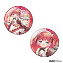 赤見かるび　おっきめキラキラ缶バッジ２個セット