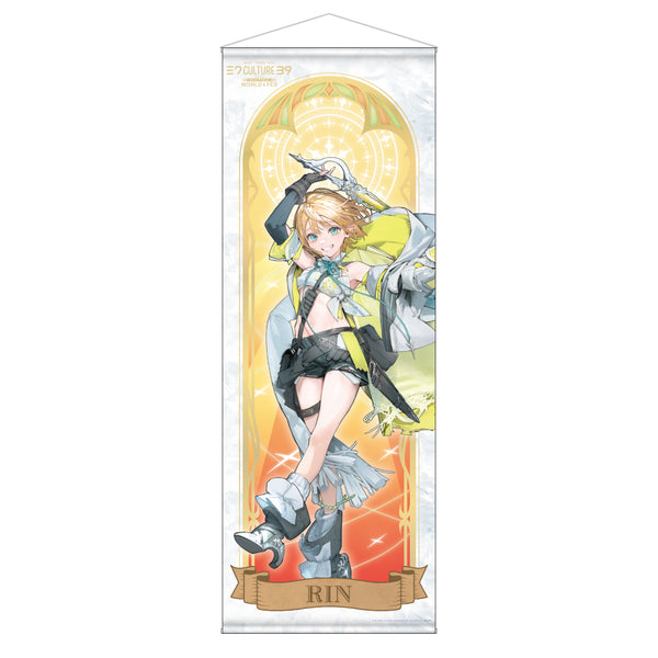 品多く 39Culture 2024 EXTRA WORLD 等身大タペストリー / 鏡音リン ピンズ・ピンバッジ・缶バッジ