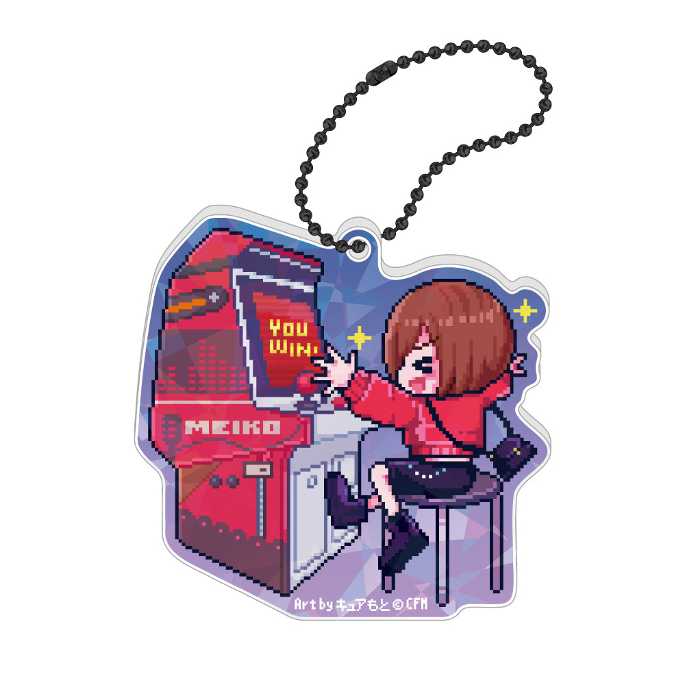 RETRO ホログラムアクリルキーホルダー / MEIKO