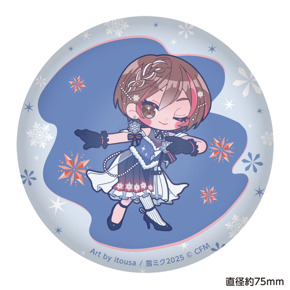 初音ミク SNOW MIKU 2025 ランダムキラキラ缶バッジ みすみ