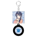 ラブライブ！蓮ノ空女学院スクールアイドルクラブ 描き下ろしジャケット風レコードキーホルダー／村野 さやか