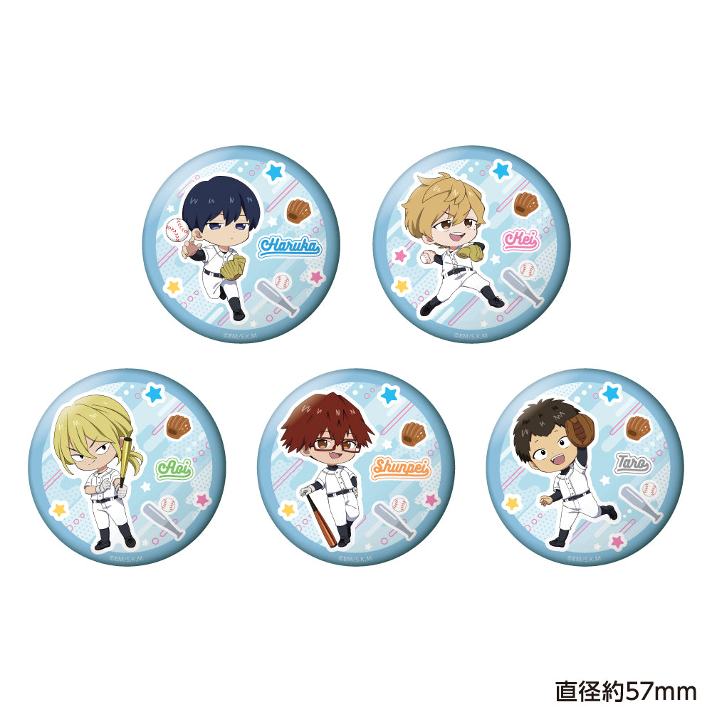 忘却バッテリー トレーディングちびキャラ缶バッジ (BOX)