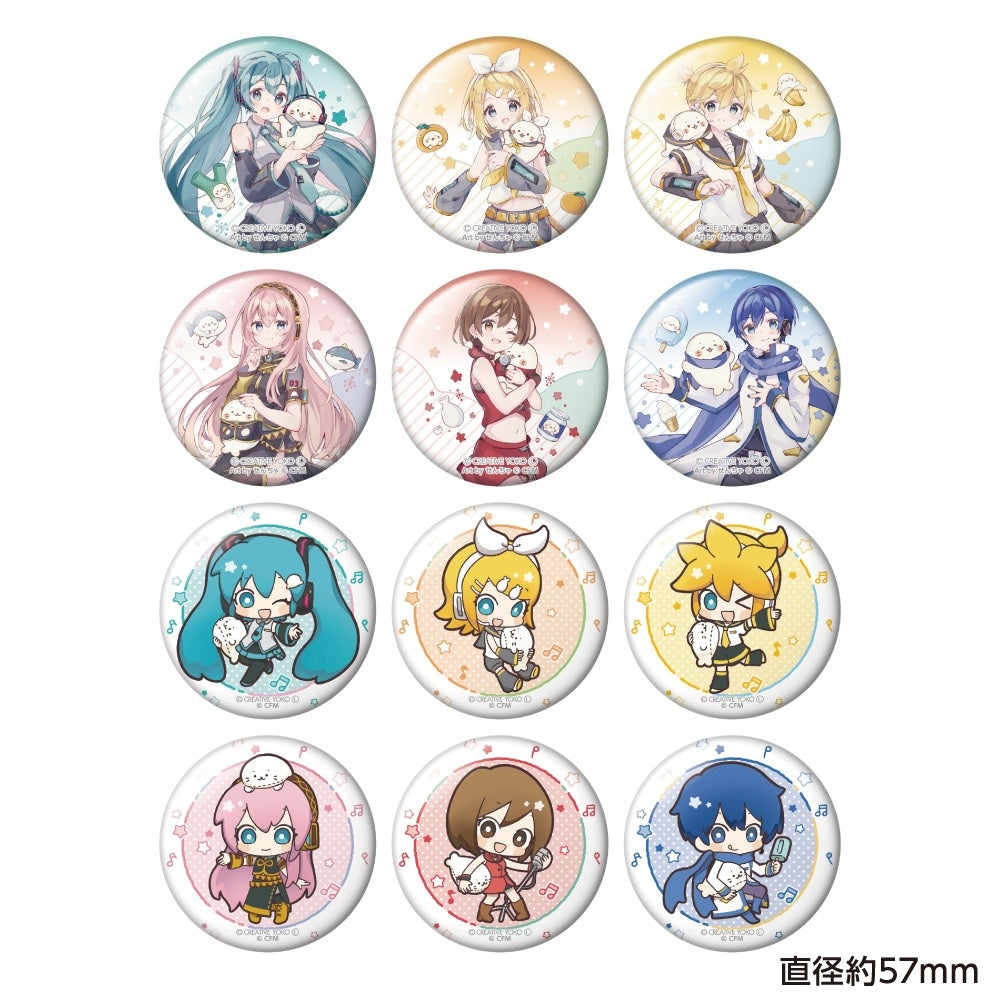 しろたん×初音ミク トレーディング缶バッジ(BOX)| アニメ グッズ 通販