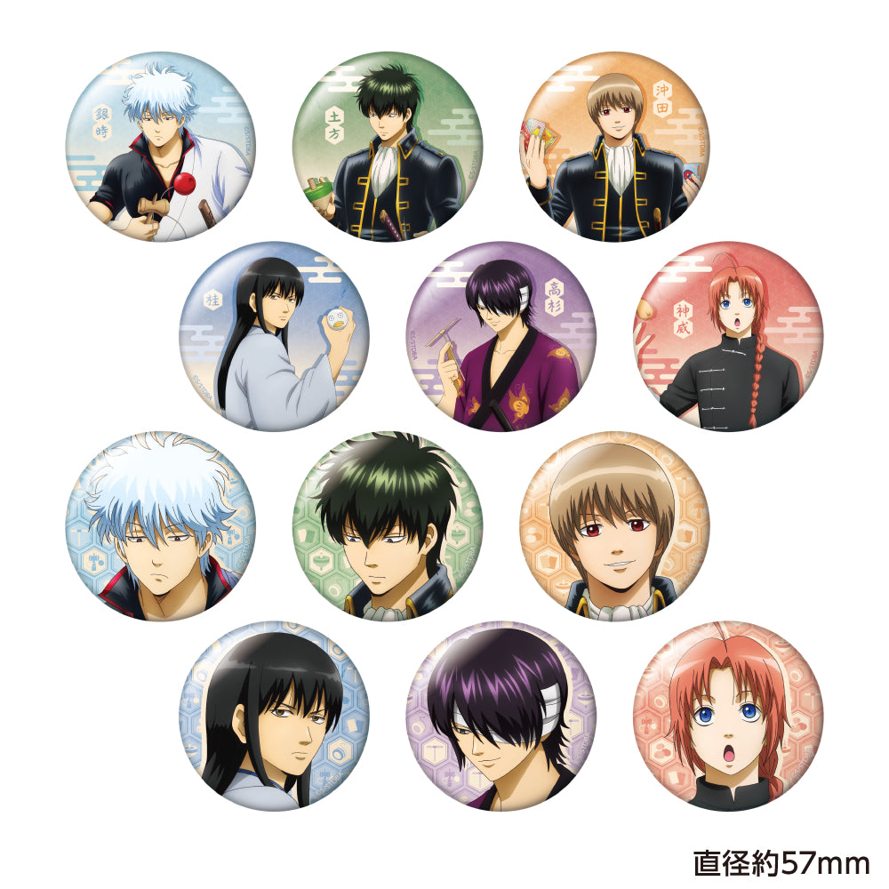 銀魂　トレーディング缶バッジ　昔の遊びver. (単品)