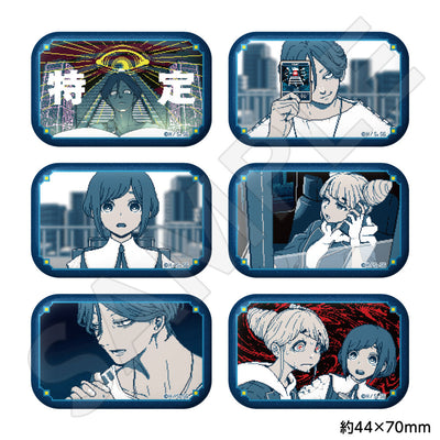 都市伝説解体センター　トレーディングスクエア缶バッジ(単品)