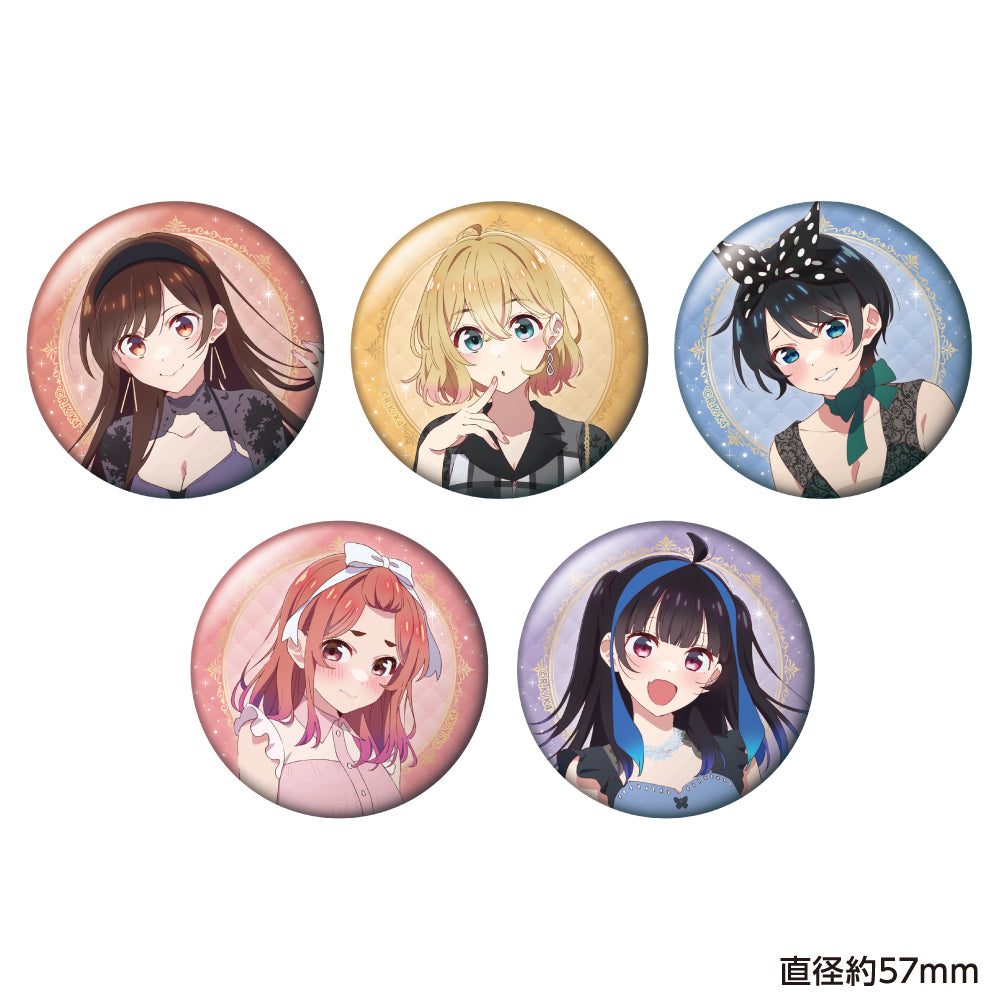 彼女、お借りします 描き下ろしトレーディング缶バッジ ドレスver.(BOX)