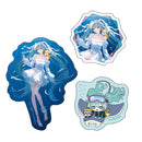 初音ミク×ラスカル 2025 きらきらクリアステッカー3枚セット / 初音ミク