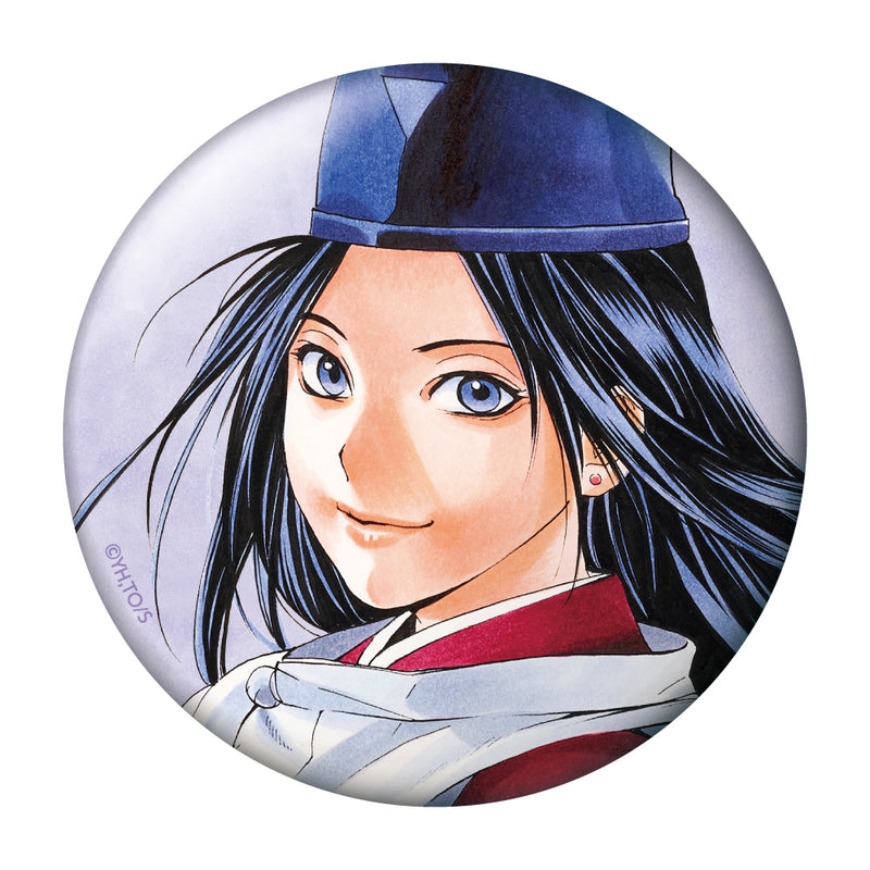 【再入荷】 ヒカルの碁(原作) おっきめ缶バッジ / 藤原佐為| アニメ グッズ ピンズ・ピンバッジ・缶バッジ