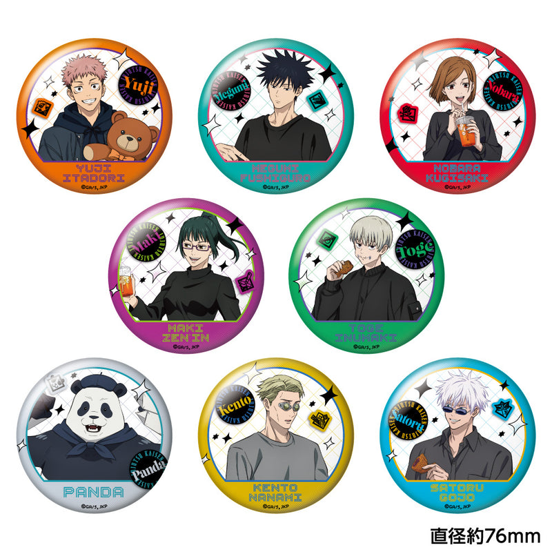[新品] 呪術廻戦 全8点 描き下ろしトレーディング缶バッジ JF2025 GOODS｜TVアニメ「呪術廻戦」公式サイト