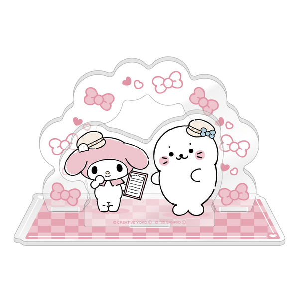 しろたん × サンリオキャラクターズ vol.3　アクリルジオラマ / しろたん×マイメロディ