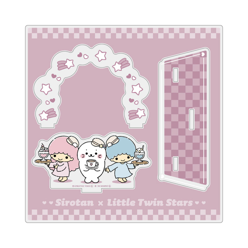 しろたん × サンリオキャラクターズ vol.3　アクリルジオラマ / しろたん×リトルツインスターズ