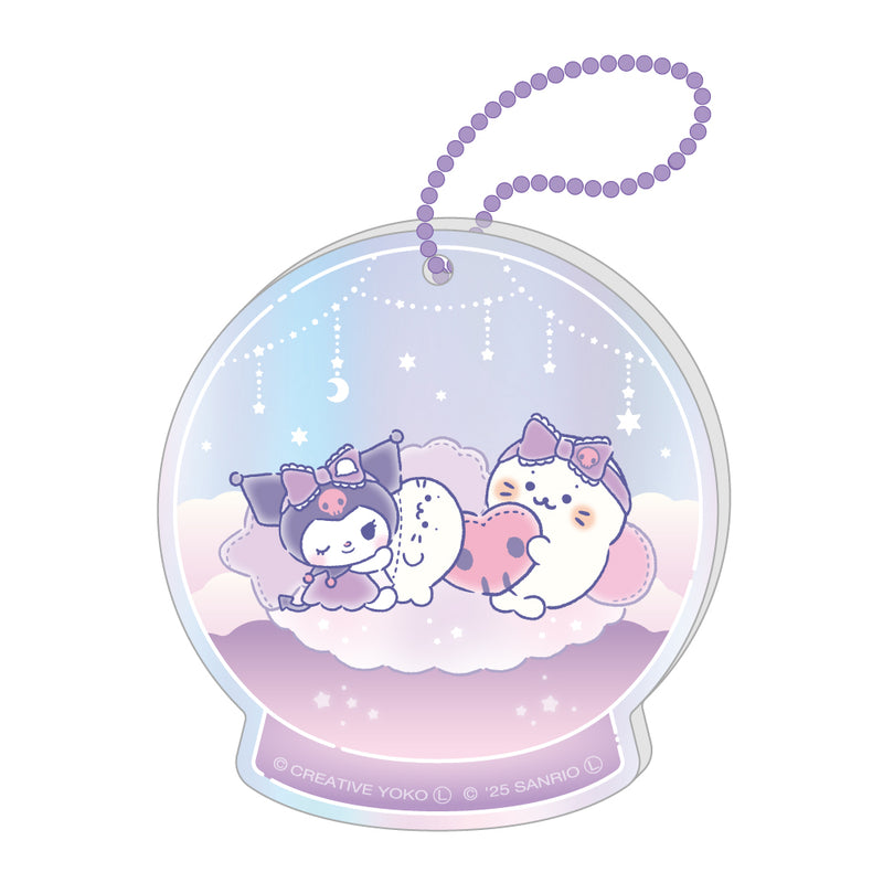 しろたん × サンリオキャラクターズ vol.3　オーロラアクリルキーホルダー / しろたん×クロミ