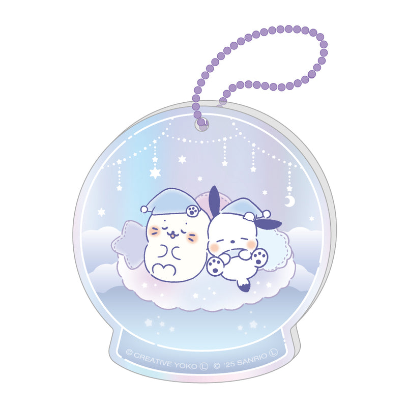 しろたん × サンリオキャラクターズ vol.3　オーロラアクリルキーホルダー / しろたん×ポチャッコ