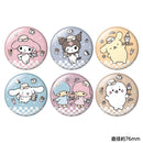 しろたん × サンリオキャラクターズ vol.3　トレーディングおっきめ缶バッジ(単品)