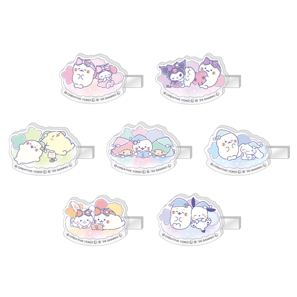 しろたん × サンリオキャラクターズ vol.3　トレーディングアクリルヘアクリップ(単品)