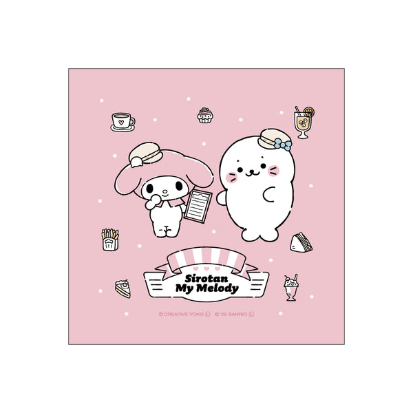しろたん × サンリオキャラクターズ vol.3　ハンドタオル / しろたん×マイメロディ