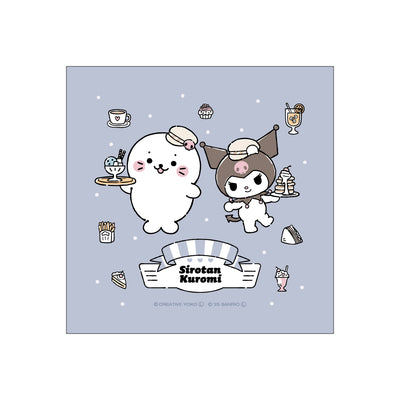 しろたん × サンリオキャラクターズ vol.3　ハンドタオル / しろたん×クロミ