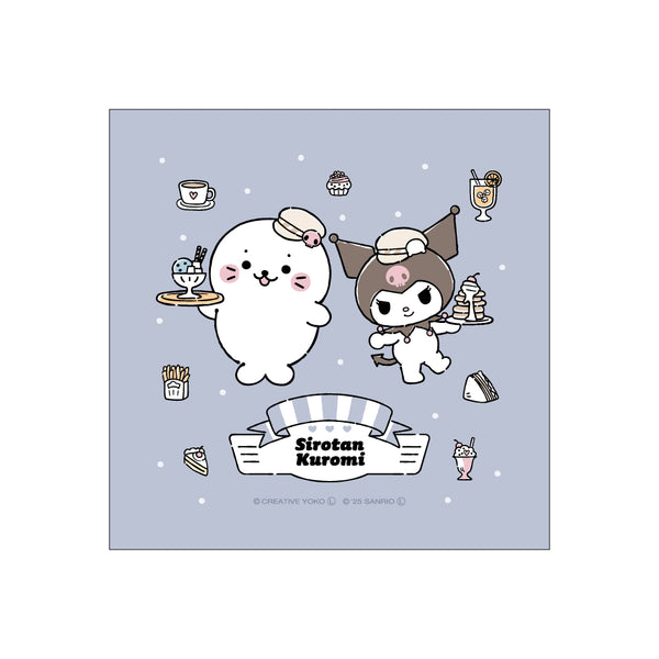 しろたん × サンリオキャラクターズ vol.3　ハンドタオル / しろたん×クロミ
