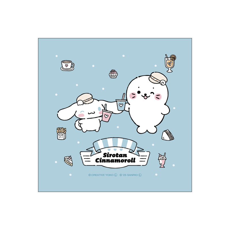 しろたん × サンリオキャラクターズ vol.3　ハンドタオル / しろたん×シナモロール