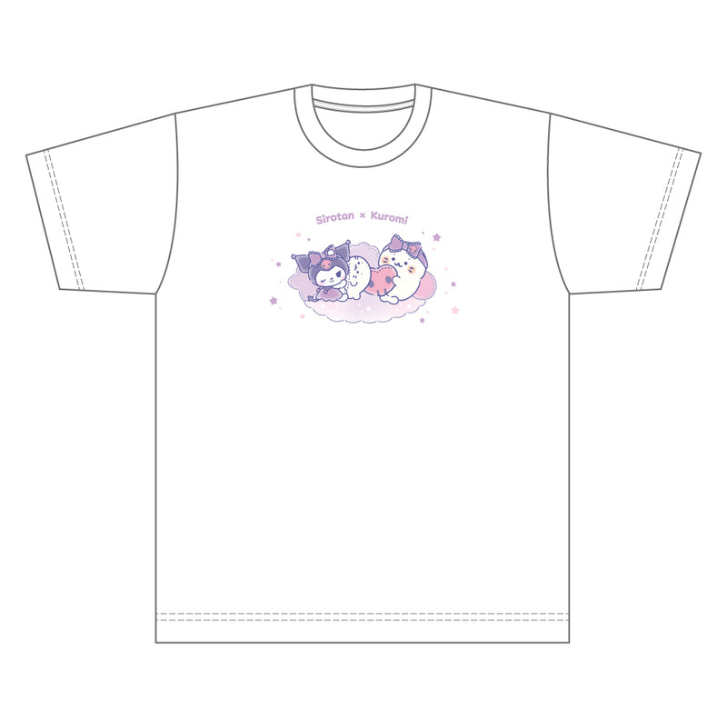 しろたん × サンリオキャラクターズ vol.3　Tシャツ / しろたん×クロミ