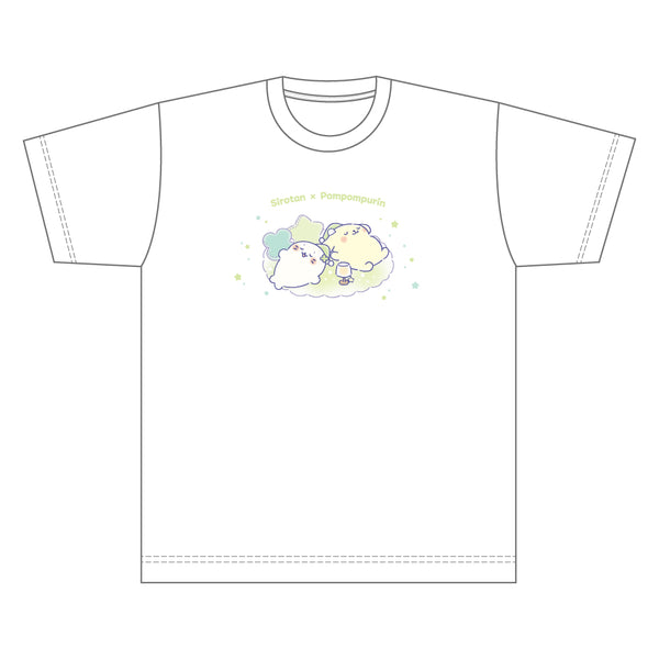 しろたん × サンリオキャラクターズ vol.3　Tシャツ / しろたん×ポムポムプリン