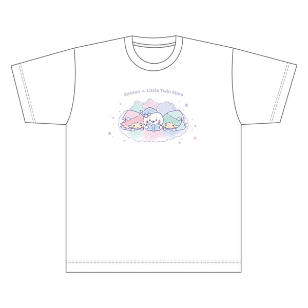 しろたん × サンリオキャラクターズ vol.3　Tシャツ / しろたん×リトルツインスターズ