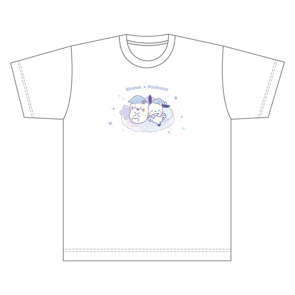 しろたん × サンリオキャラクターズ vol.3　Tシャツ / しろたん×ポチャッコ