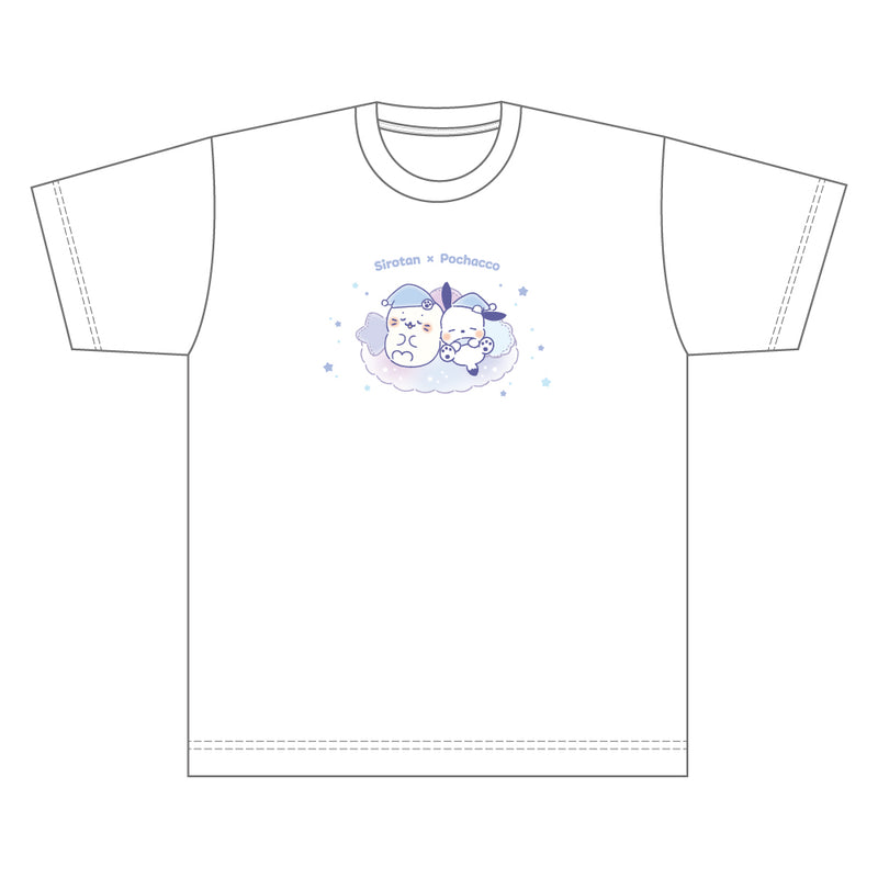 しろたん × サンリオキャラクターズ vol.3　Tシャツ / しろたん×ポチャッコ