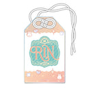 初音ミク 秋葉原フェスティバル2025 お守り風オーロラアクリルストラップ コンセプトカフェver. / 鏡音リン