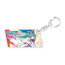 初音ミク レーシングVer.SPA 2025応援Ver. ナンバープレート風キーホルダー  vol.2