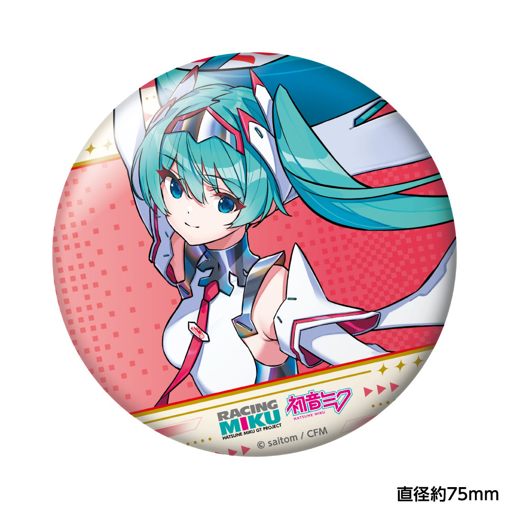 初音ミク レーシングVer.SPA 2025応援Ver. おっきめグリッター缶バッジ vol.2