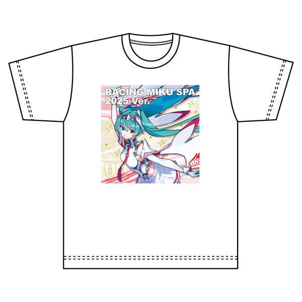 初音ミク レーシングVer.SPA 2025応援Ver. Tシャツ（Mサイズ）| アニメ