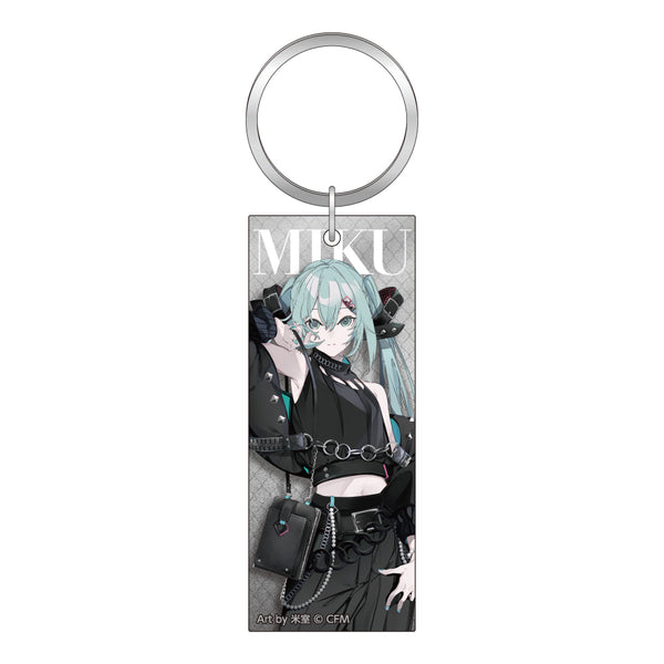 初音ミク×SOLWA メタリックアクリルキーホルダー Art by 米室