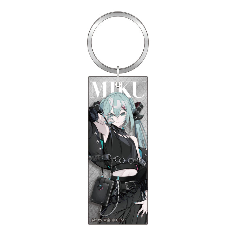 初音ミク×SOLWA メタリックアクリルキーホルダー Art by 米室