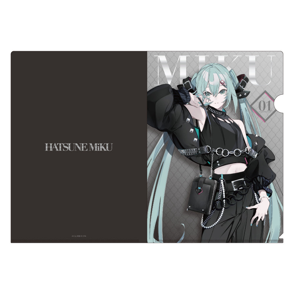 初音ミク×SOLWA メタリッククリアファイル Art by 米室| アニメ グッズ