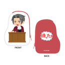 逆転裁判×いらすとや ダイカットポーチ / 御剣 怜侍