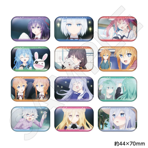 デート・ア・ライブV トレーディング場面写スクエア缶バッジ (BOX)